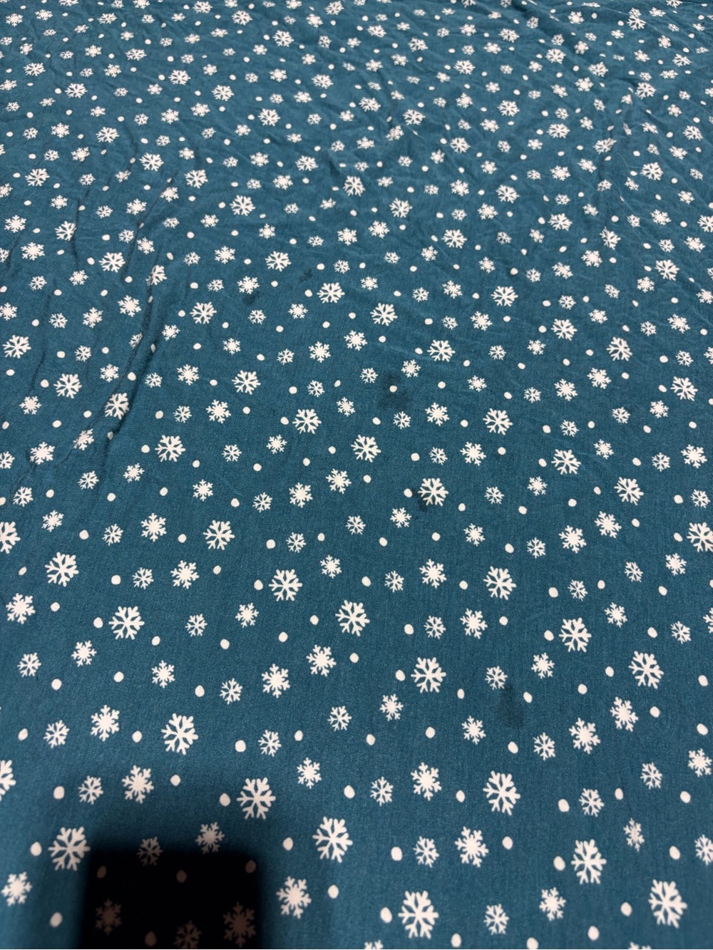 Little sleepies Snowman Print Throw Blanket bamboo - Picture 8 of 9
